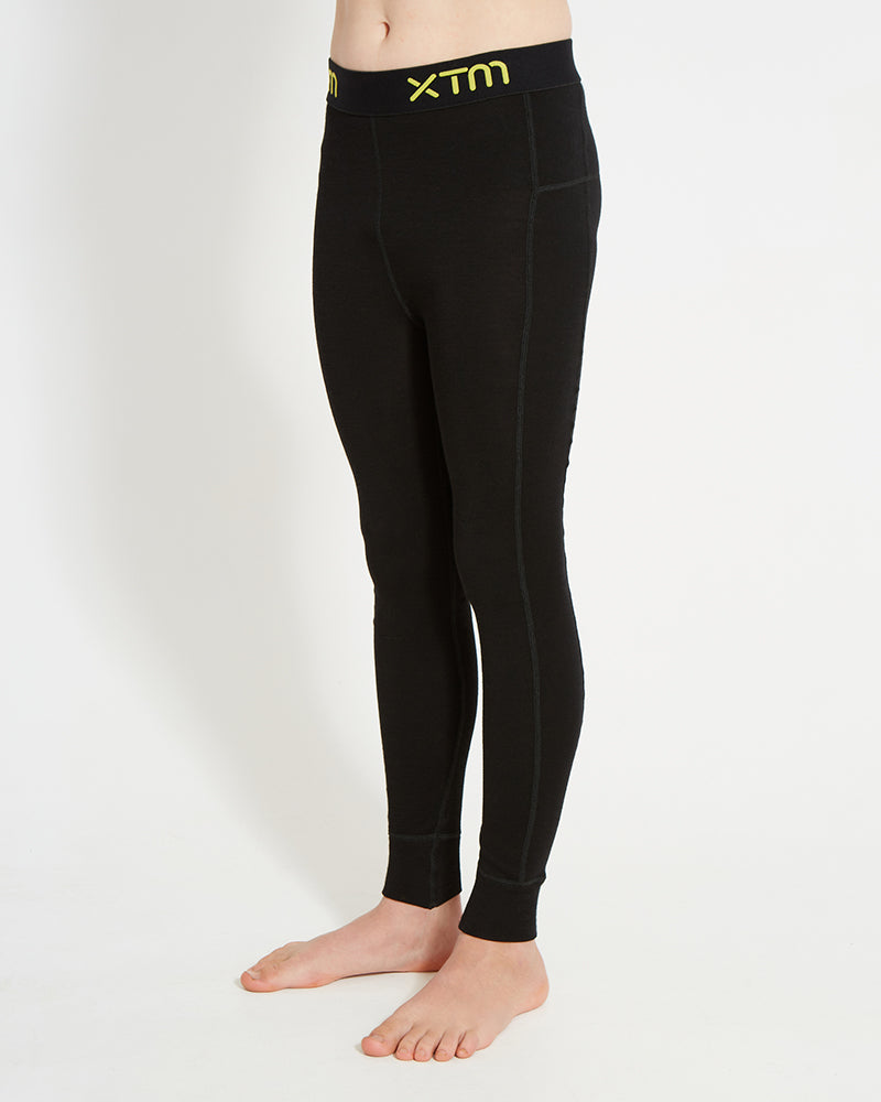 Kids' Merino 230 Wool Thermal Pant Black