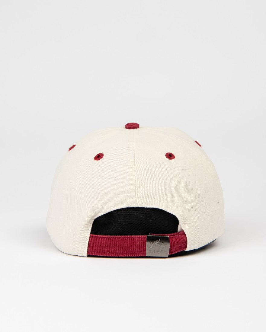 Rusty Been Better Vintage Wash Two-Toned Dad Cap Ecru
