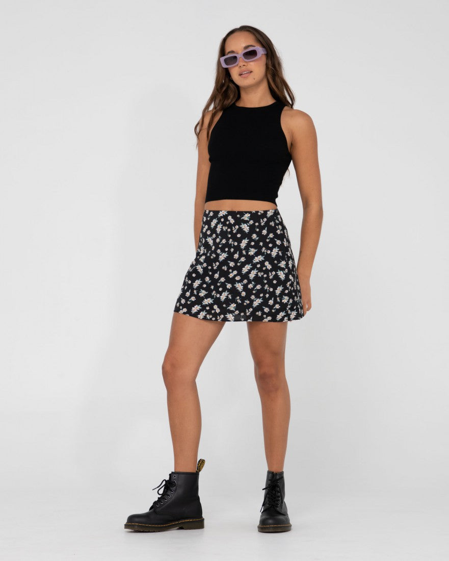 Amelia Knit Racer Crop Tank Top