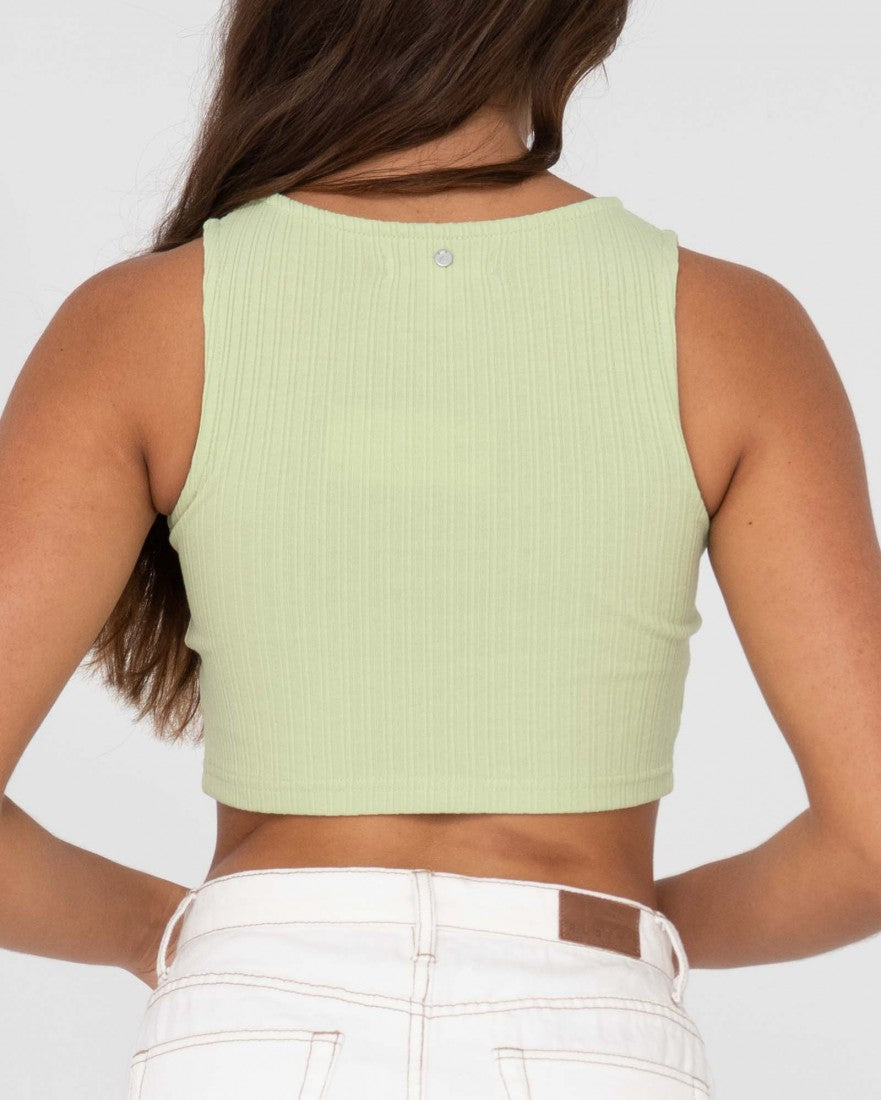 Scarlett Ribbed Cropped Tank Top
