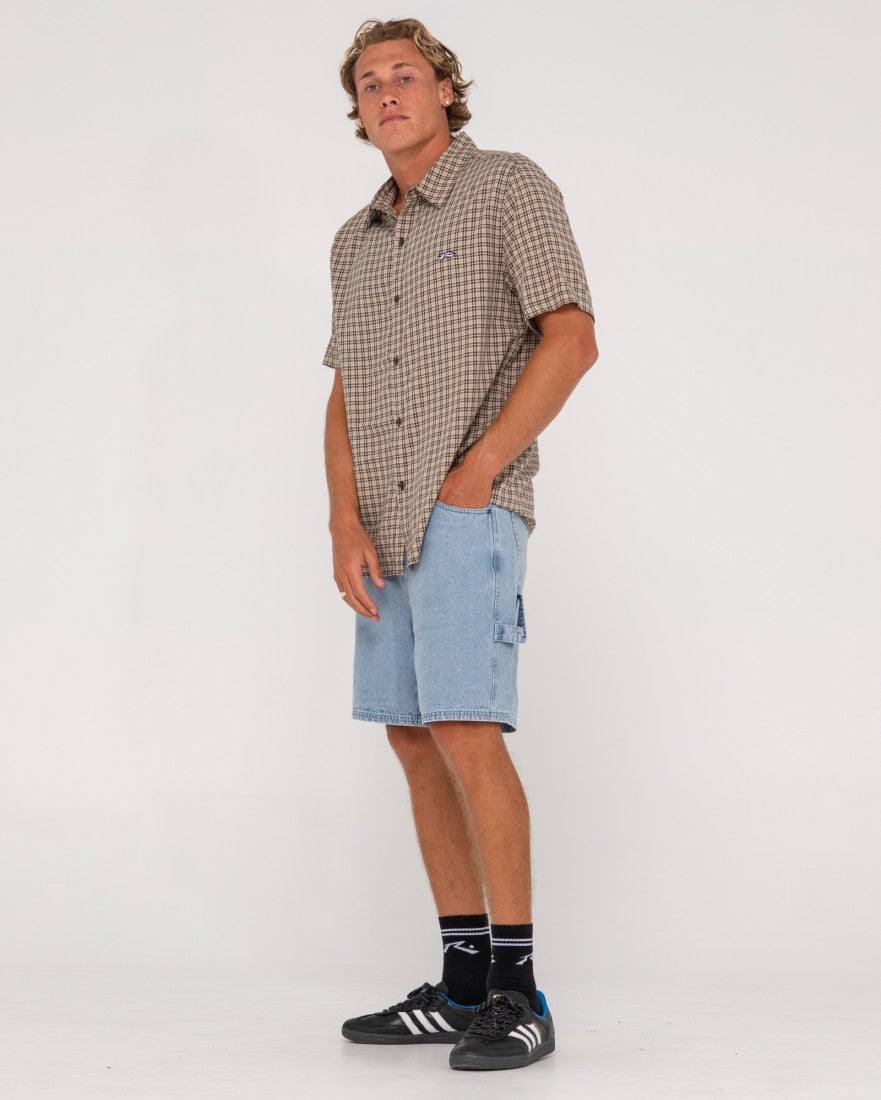 Datsun Relaxed Fit Bamboo Check Shirt