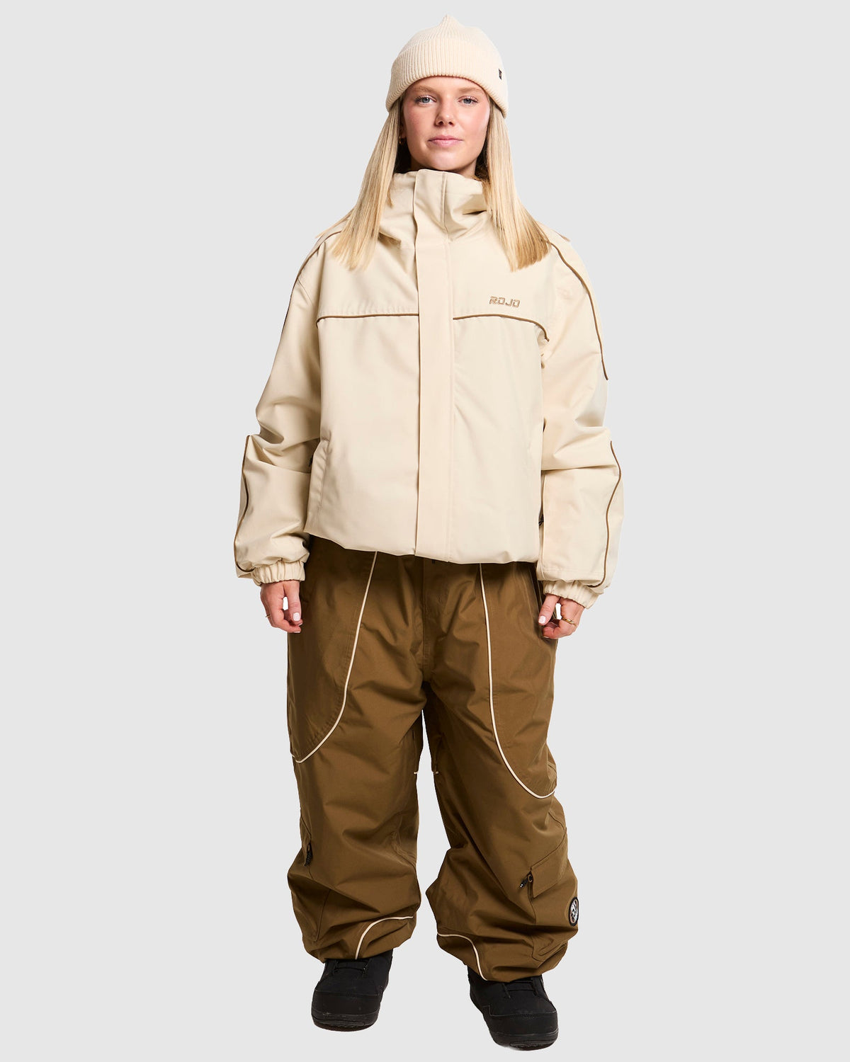 Womens Nine Oh Snow Jacket Woodash - Image 1