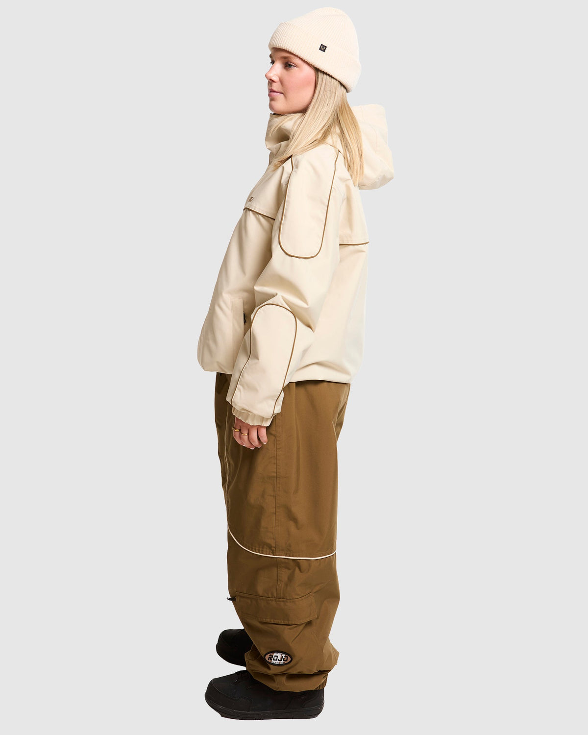 Womens Nine Oh Snow Jacket Woodash - Image 2