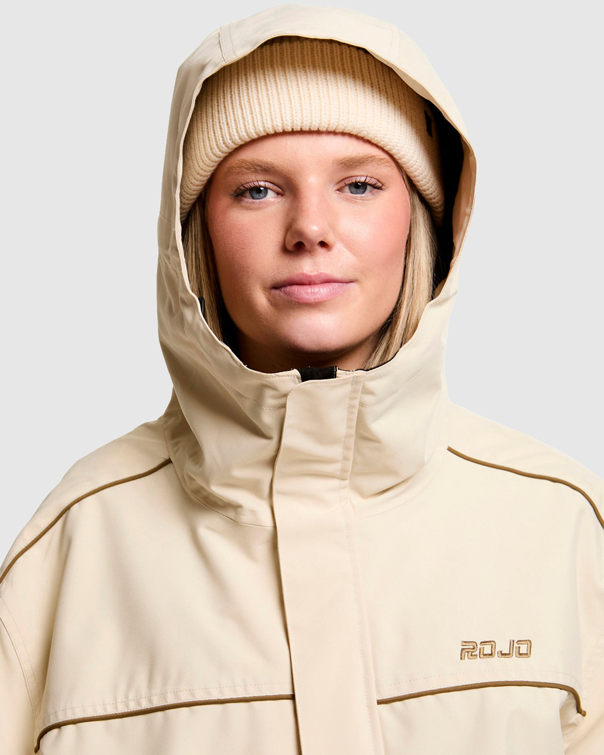 Womens Nine Oh Snow Jacket Woodash - Image 4