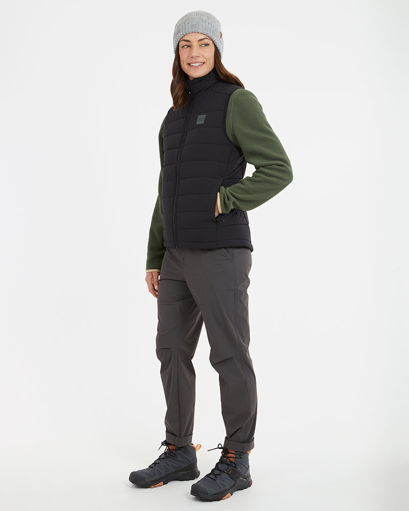 WOOLXLOFT Womens Insulated Puffer Vest Black
