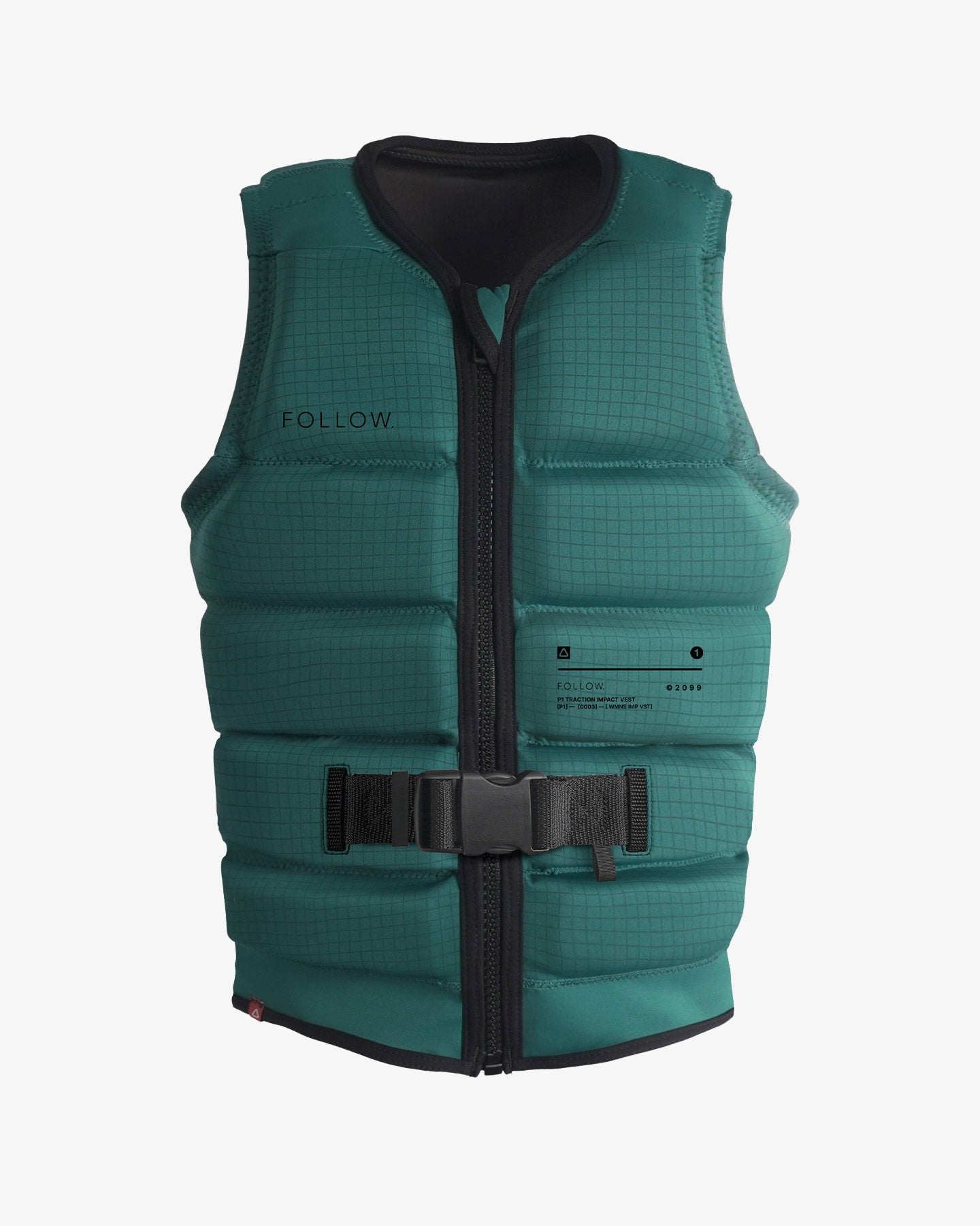 Womens P1 Traction Life Jacket Emerald - Image 3