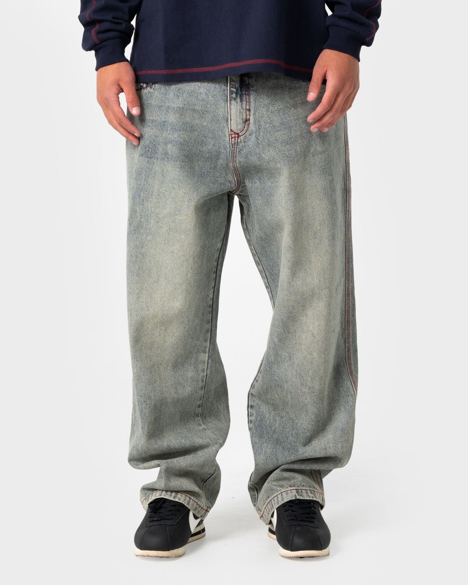 Mens Redemption Denim Dirty Dawg - Image 4