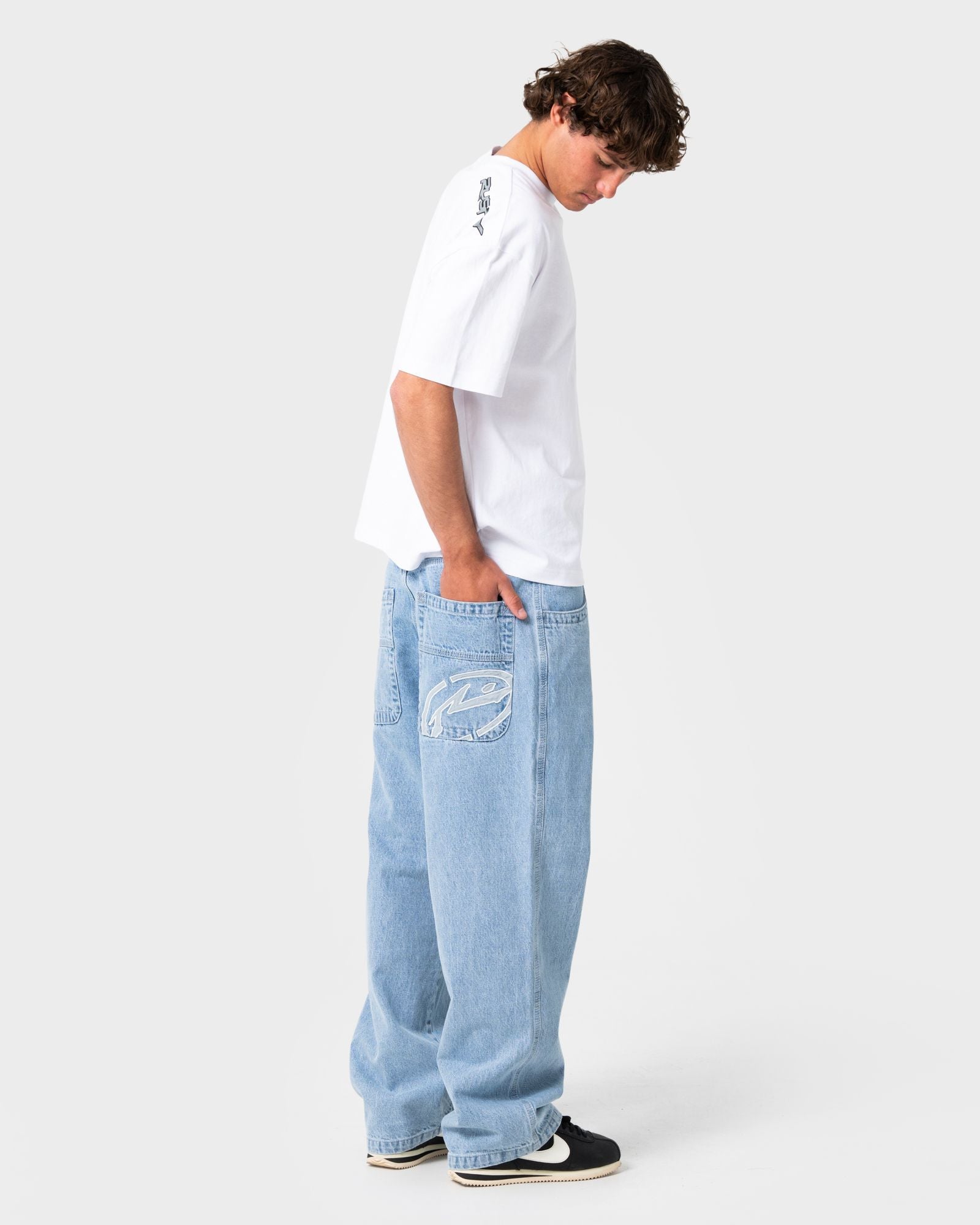 Turbo Baggy Jean True Blue - Image 1