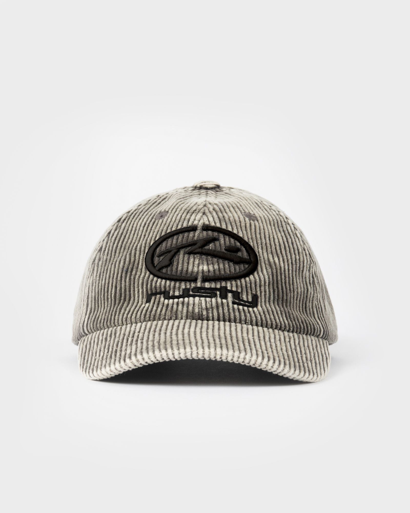 Mens Placid Cord Cap Black - Image 3