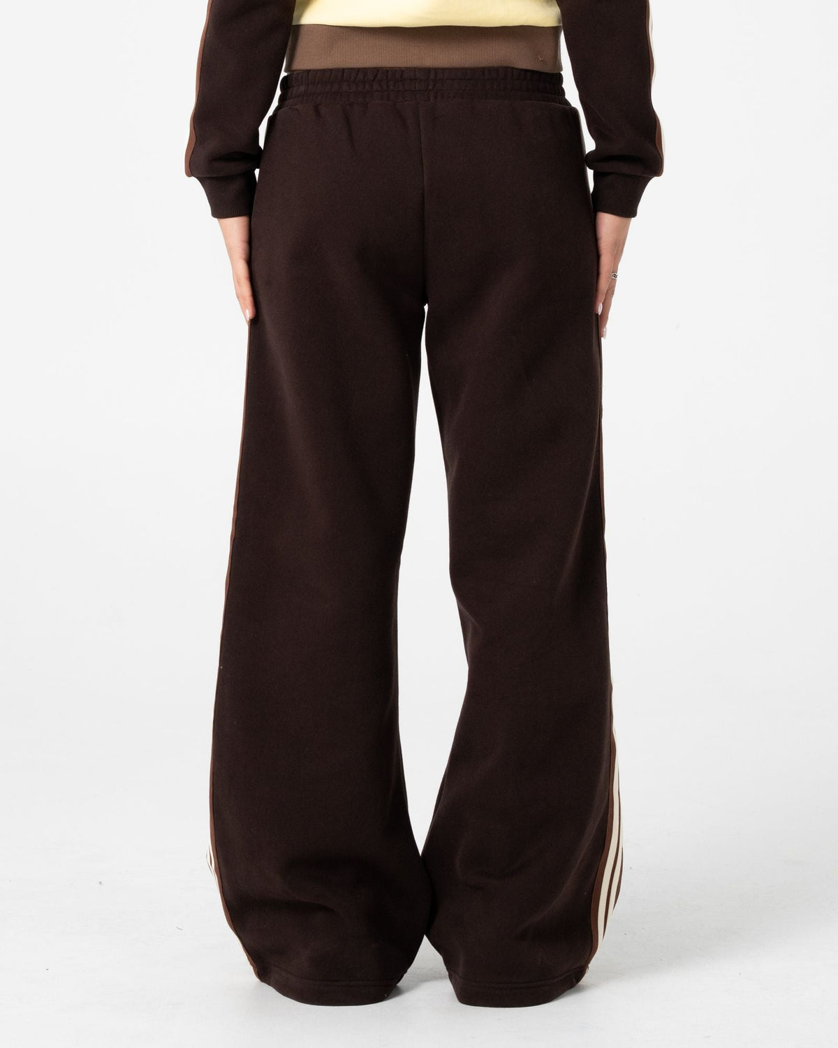 Womens Wide Leg Track Pant Casual Pant Java - Image 4