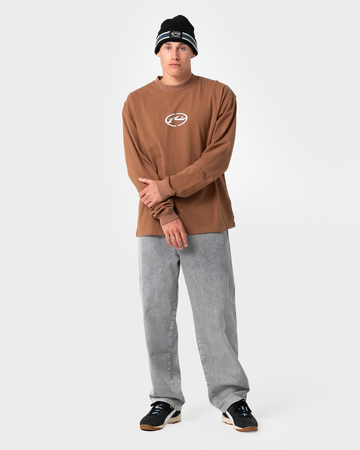 Mens Turbo Long Sleeve T Shirt Pinecone - Image 1