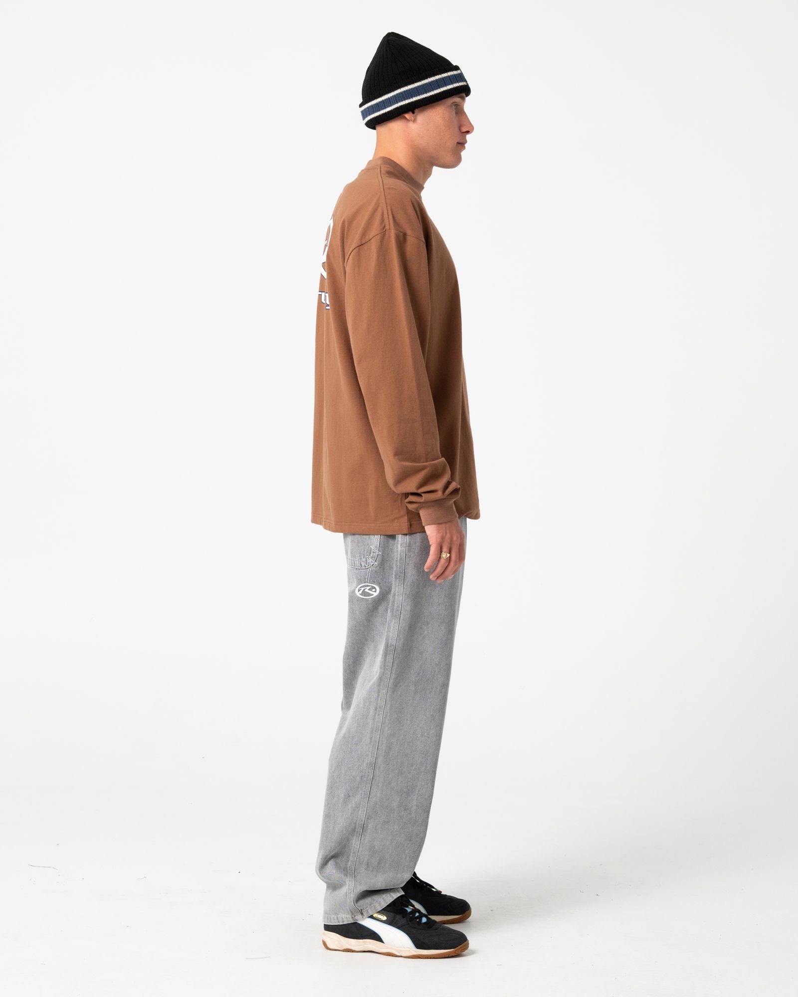 Mens Turbo Long Sleeve T Shirt Pinecone - Image 4