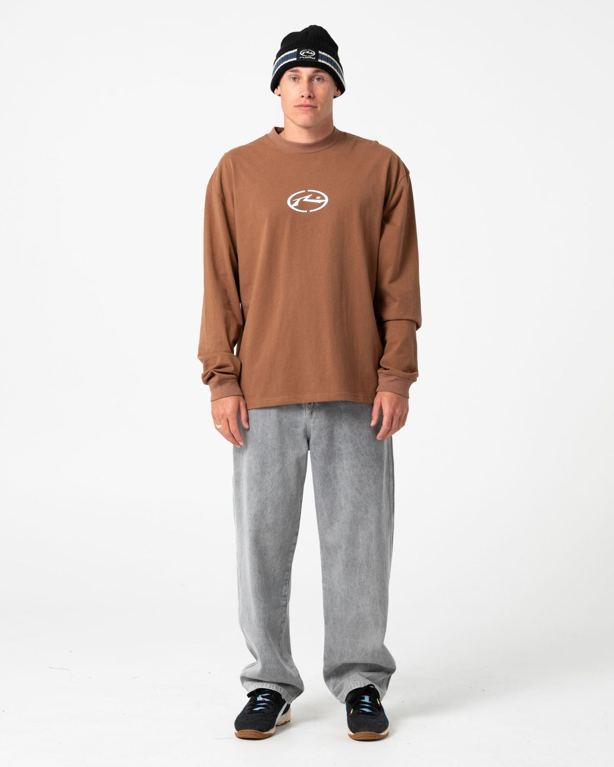 Mens Turbo Long Sleeve T Shirt Pinecone - Image 5