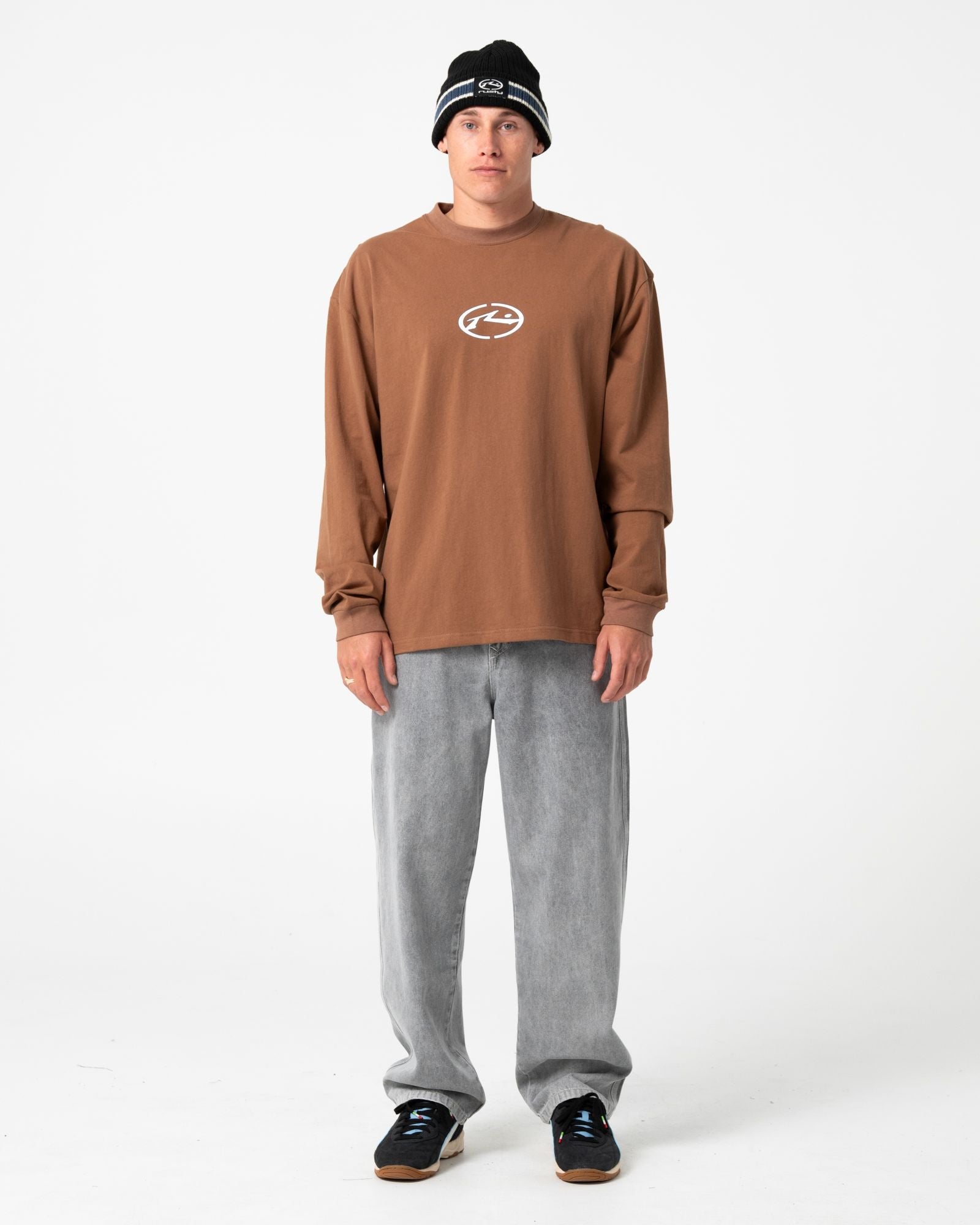 Mens Turbo Long Sleeve T Shirt Pinecone - Image 5