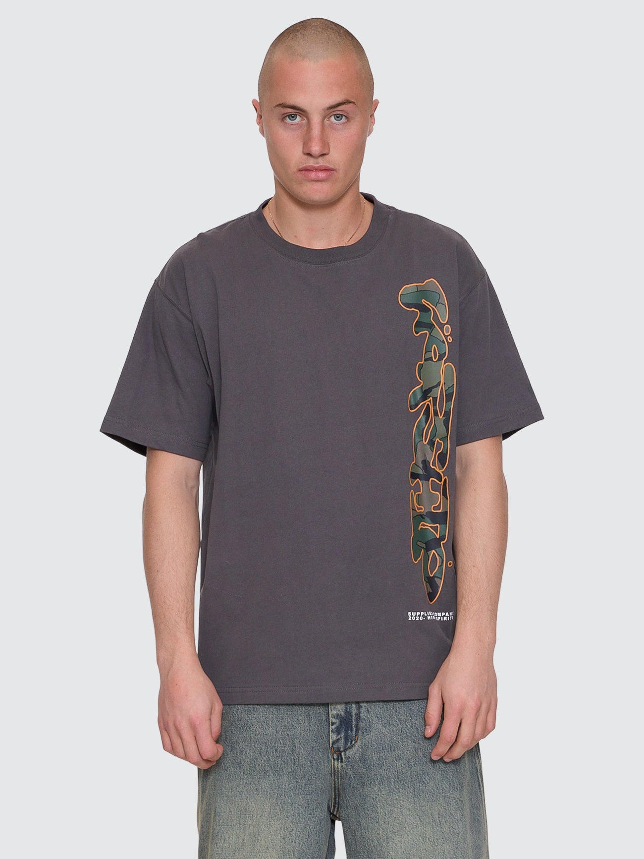 Plain Sight Tee Worn Black - Image 1
