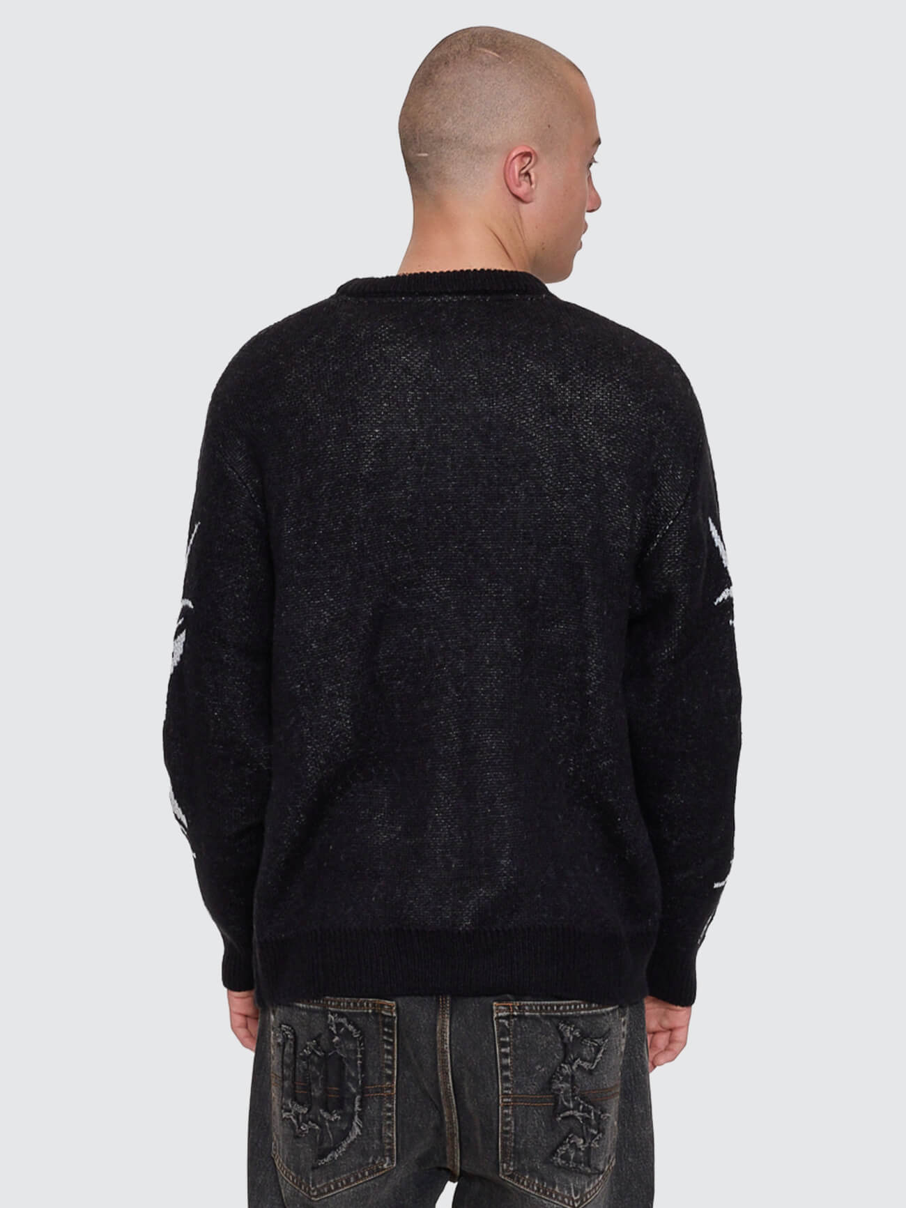 Trudge Knit Crew Black - Image 4