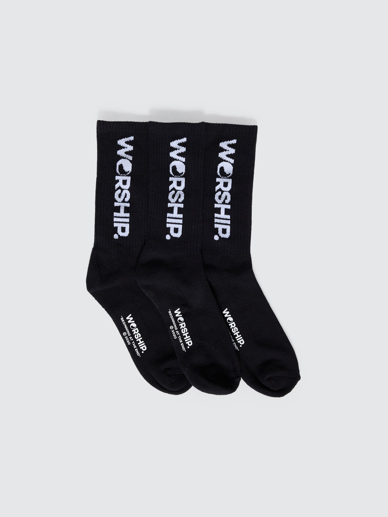 Core Socks 3 Pack Black - Image 1