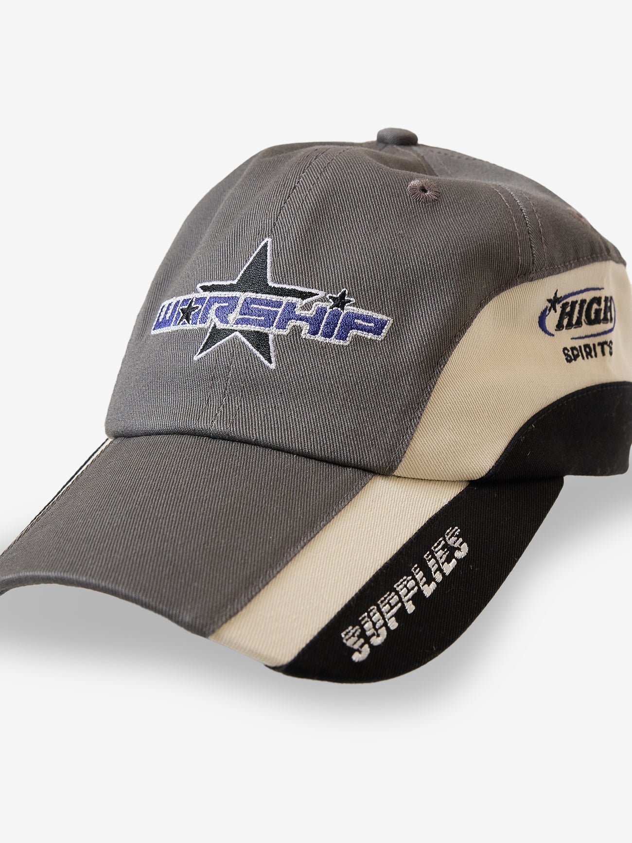 Shooter Panel Hat - Steel Grey