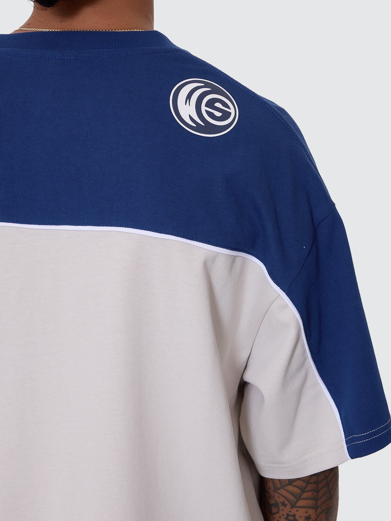 Blender Oversize Panel Tee Blue Depths - Image 6