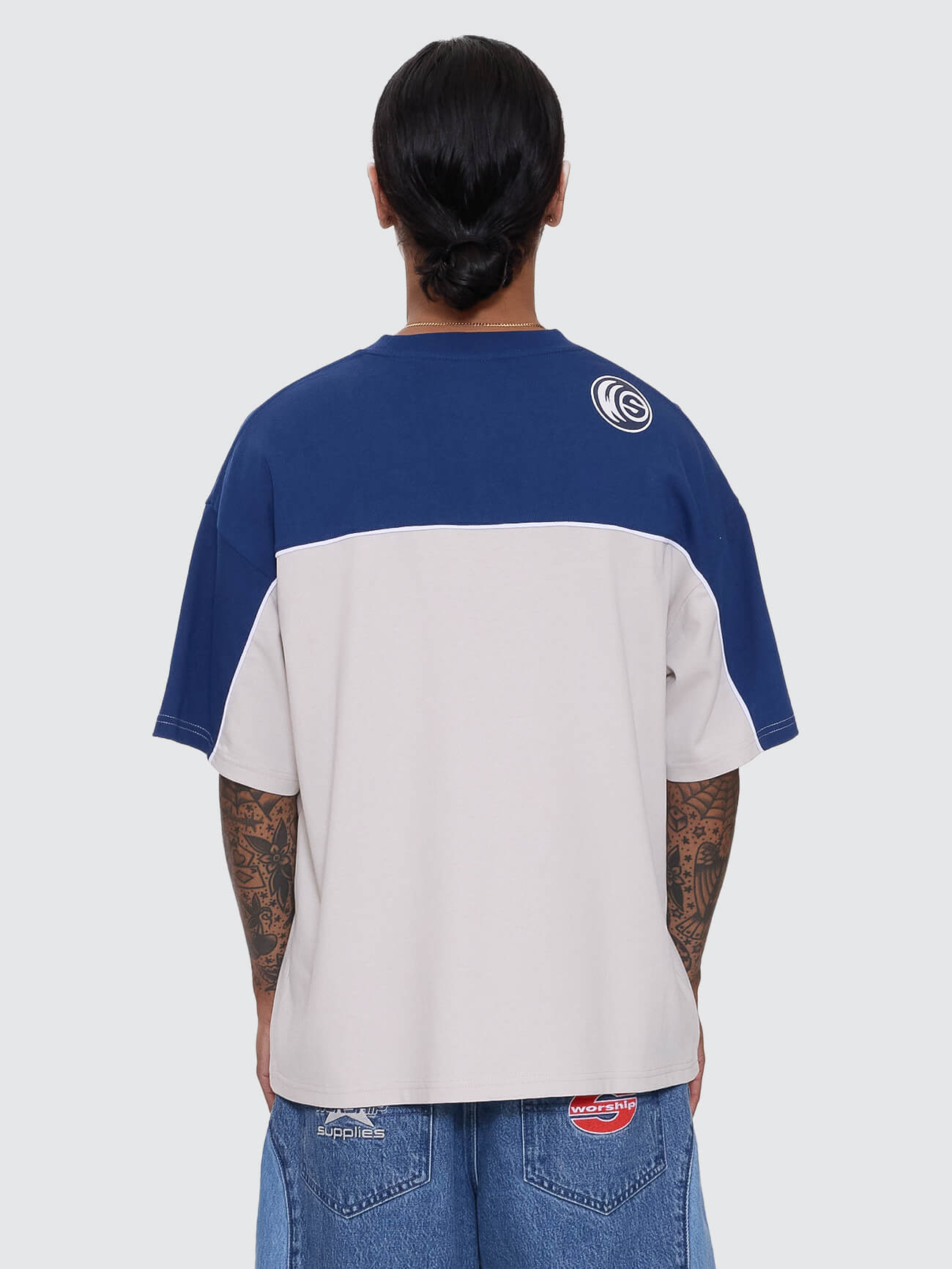 Blender Oversize Panel Tee Blue Depths - Image 5