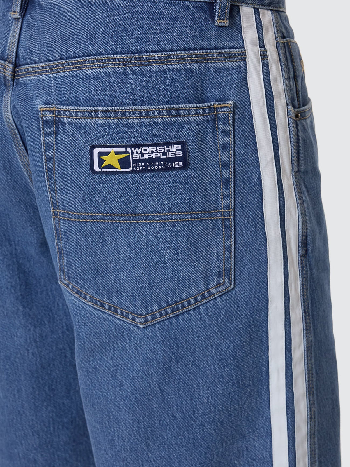 Blender Big Dawg Jean Short - Sky High Blue
