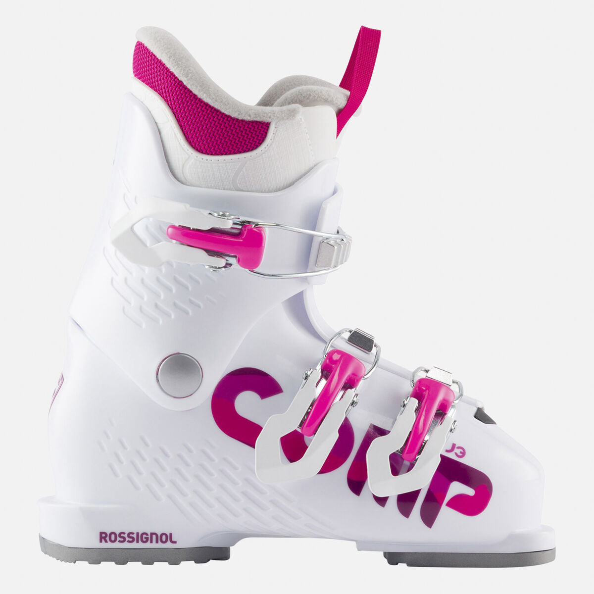 Kids Comp Junior 3 Ski Boots White - Image 3