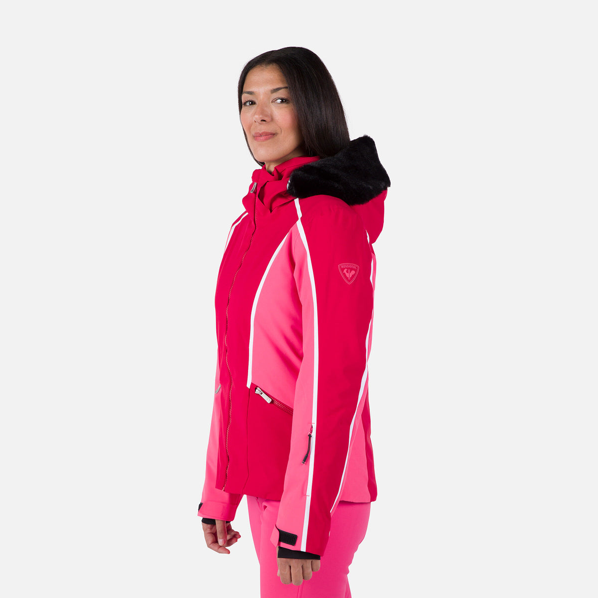 Women's Saluver Fur Ski Jacket