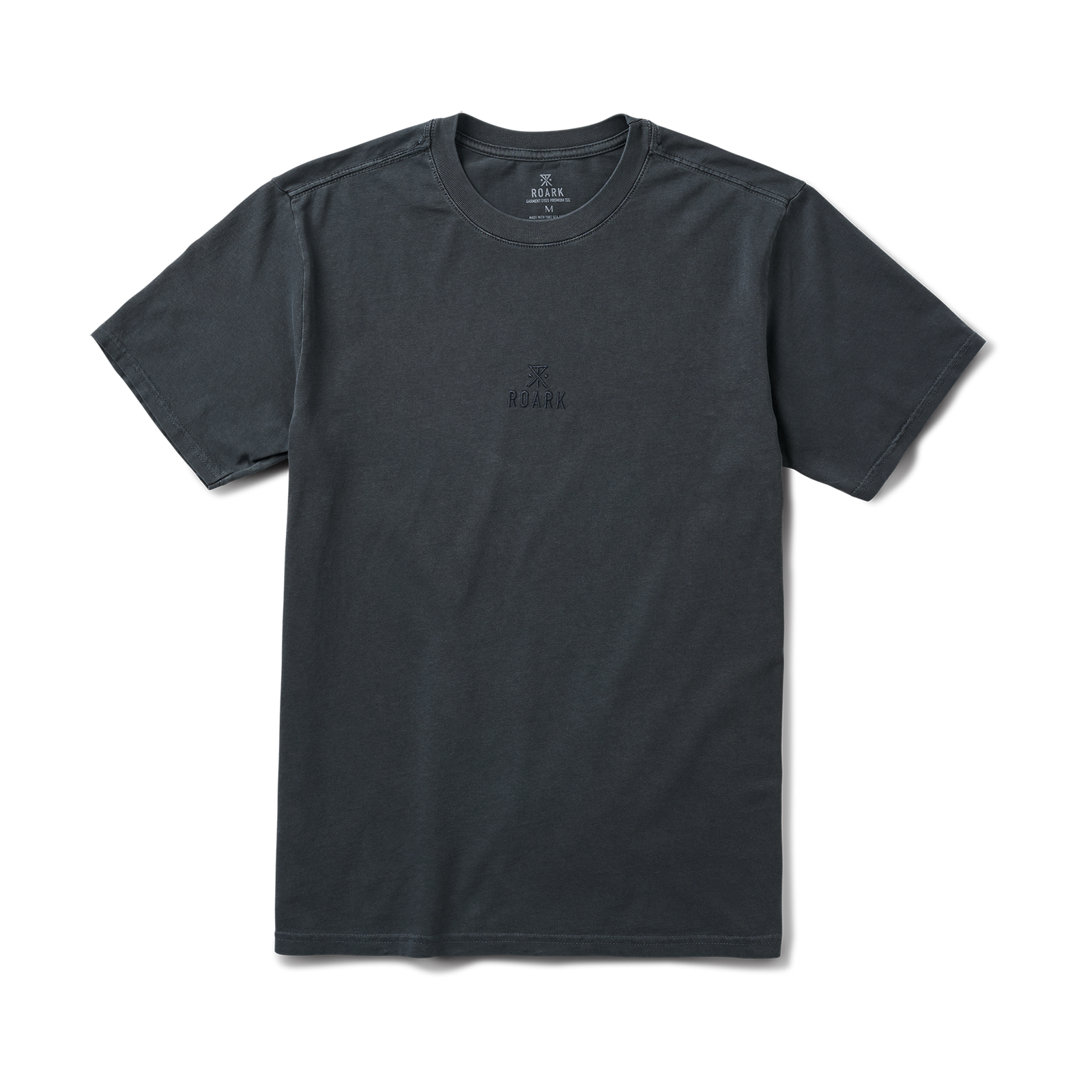 Mens Safecamp Embroidery Premium T Shirt Charcoal - Image 1