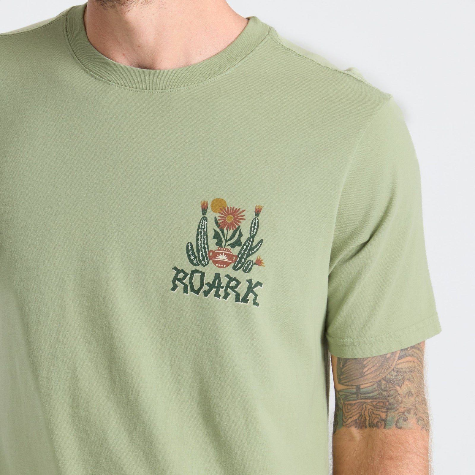 Cactus Garden Premium Tee Seafoam - Image 5