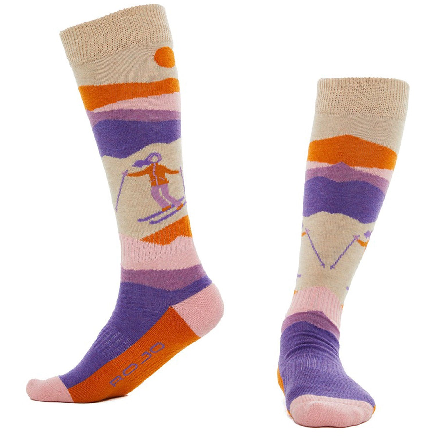 Retro Womens Ski Sock