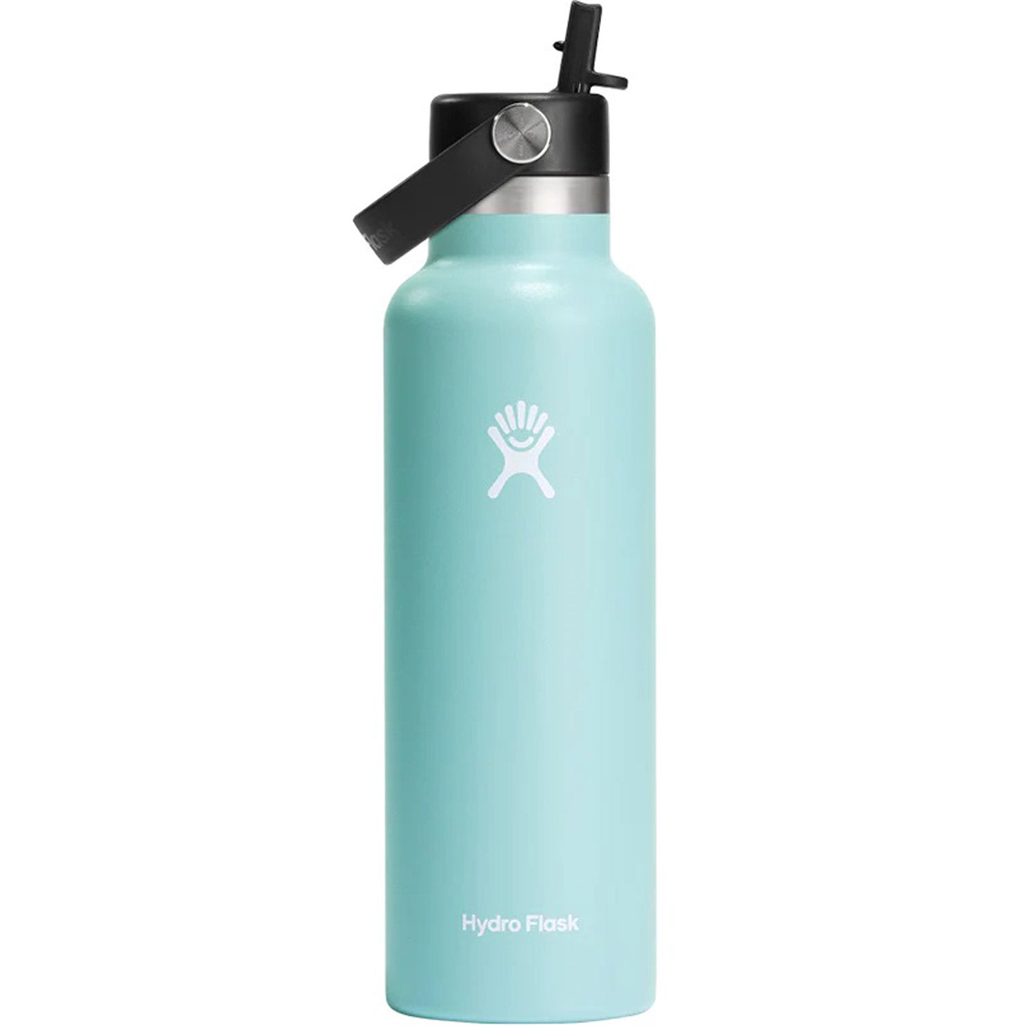 Hydration 21oz Standard Mouth Flex Straw Cap Insulated Water Bottle