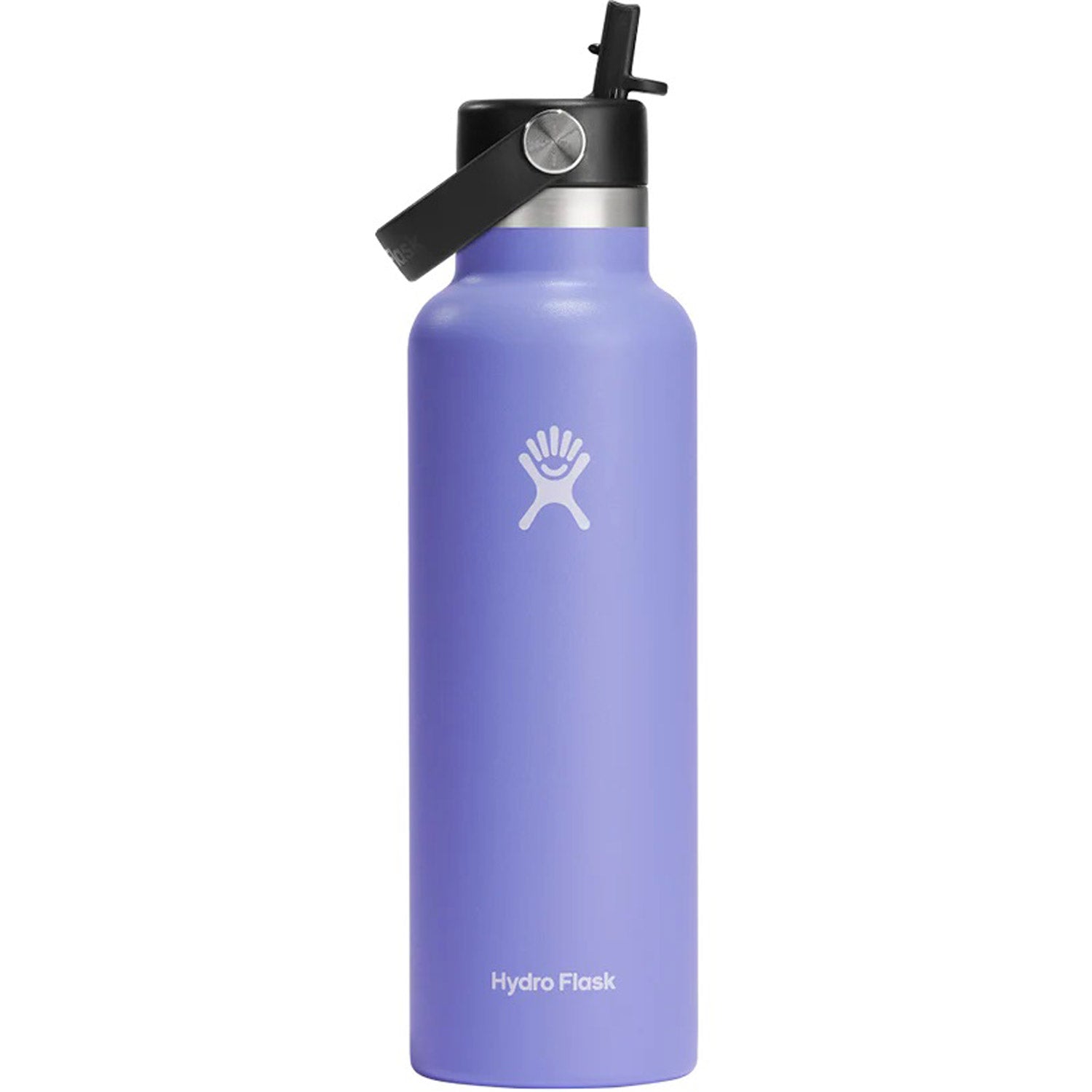 Hydration 21oz Standard Mouth Flex Straw Cap Insulated Water Bottle