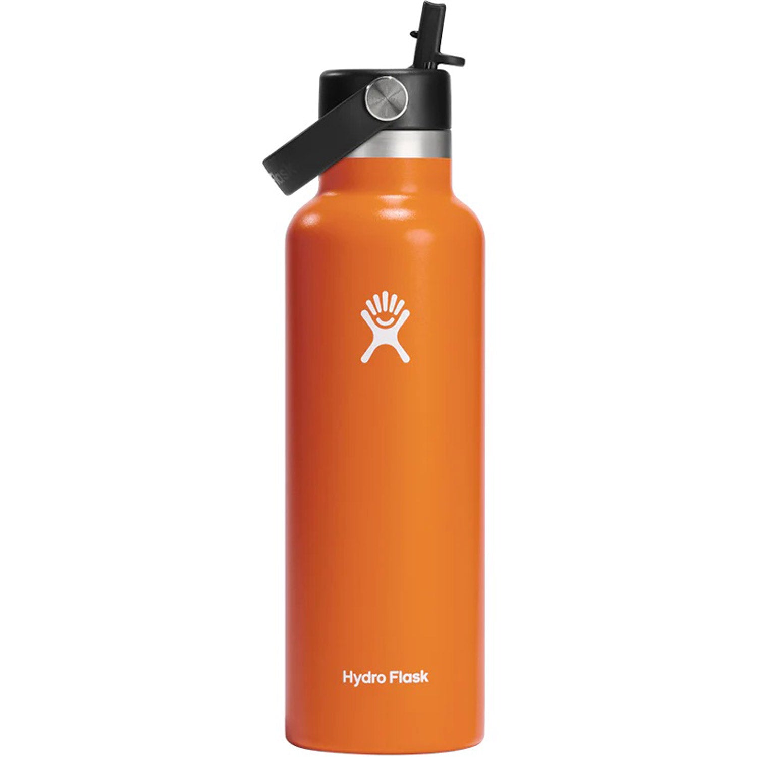 Hydration 21oz Standard Mouth Flex Straw Cap Insulated Water Bottle