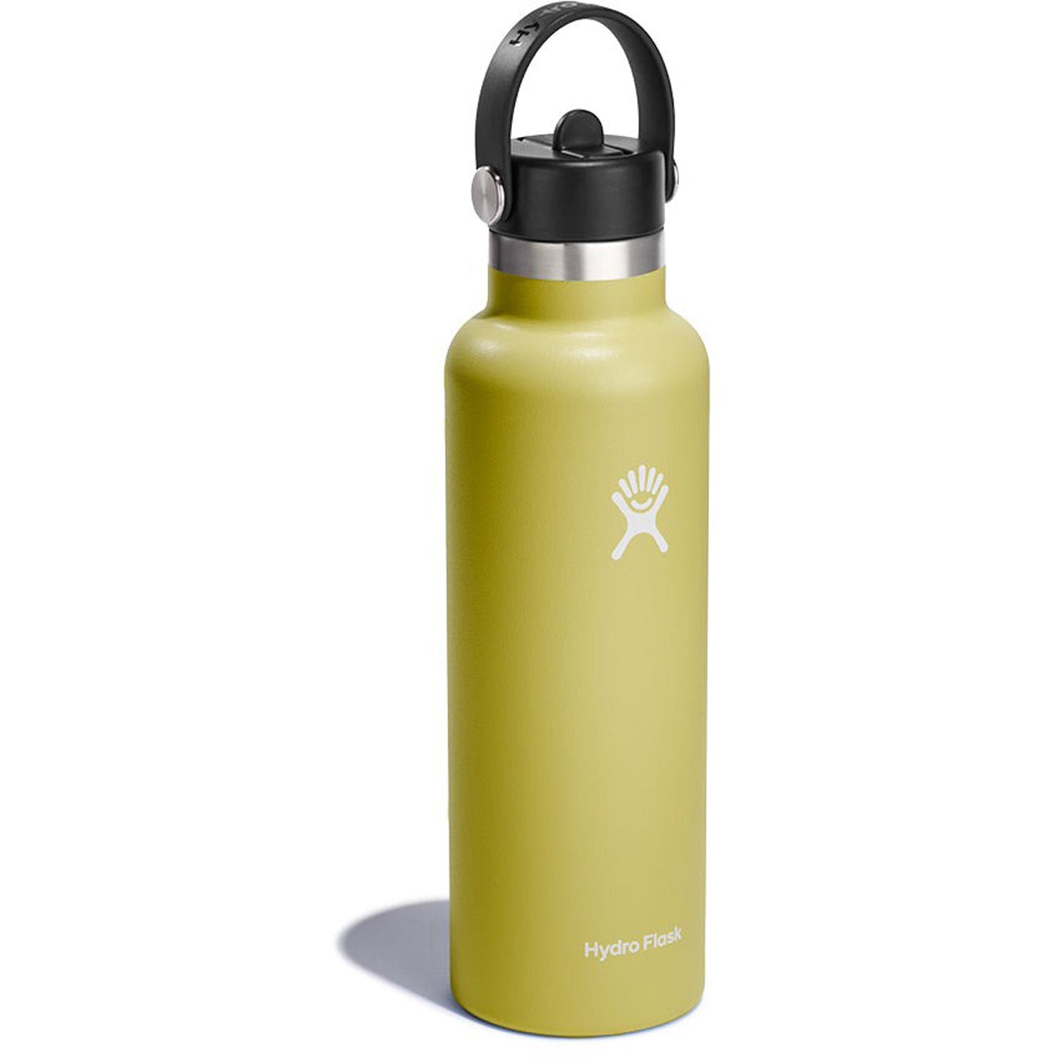 Hydration 21oz Standard Mouth Flex Straw Cap Insulated Water Bottle