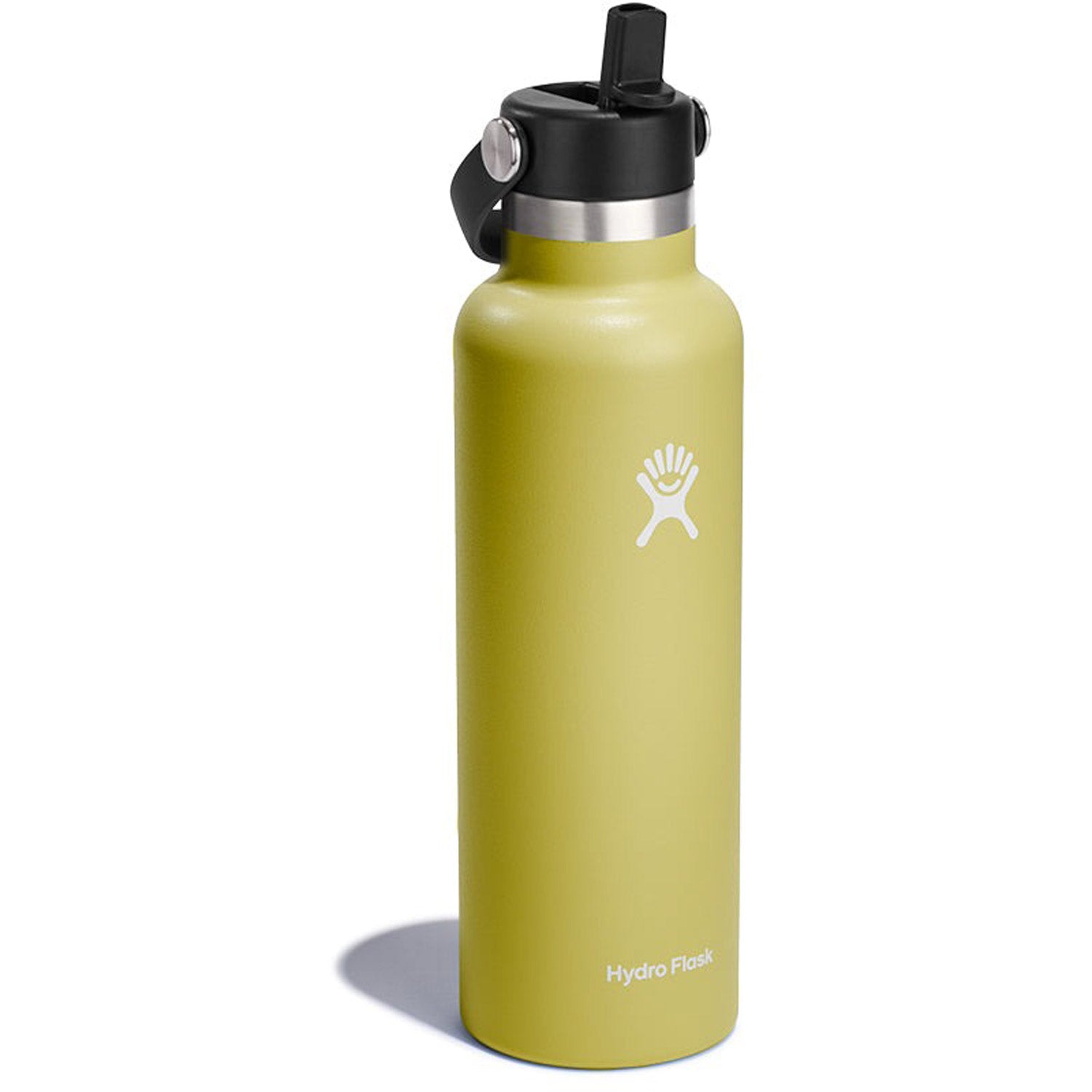 Hydration 21oz Standard Mouth Flex Straw Cap Insulated Water Bottle