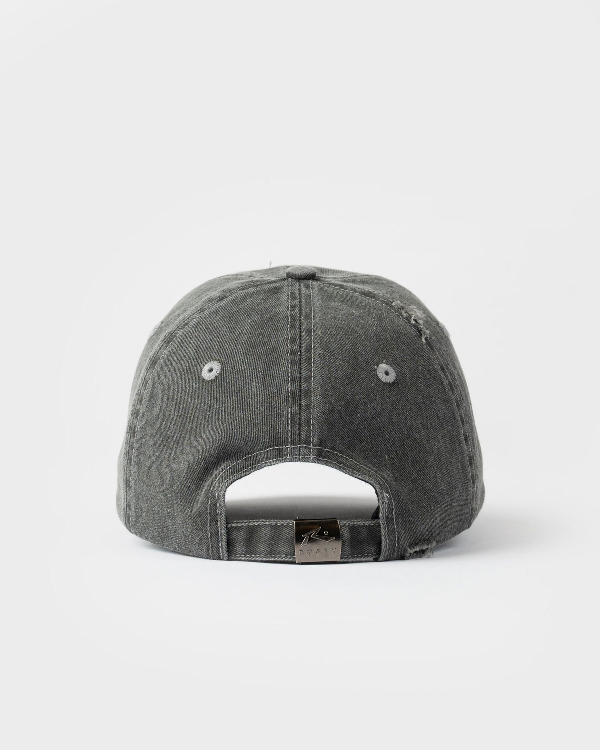Split Seam Dad Cap Washed Black - Image 4