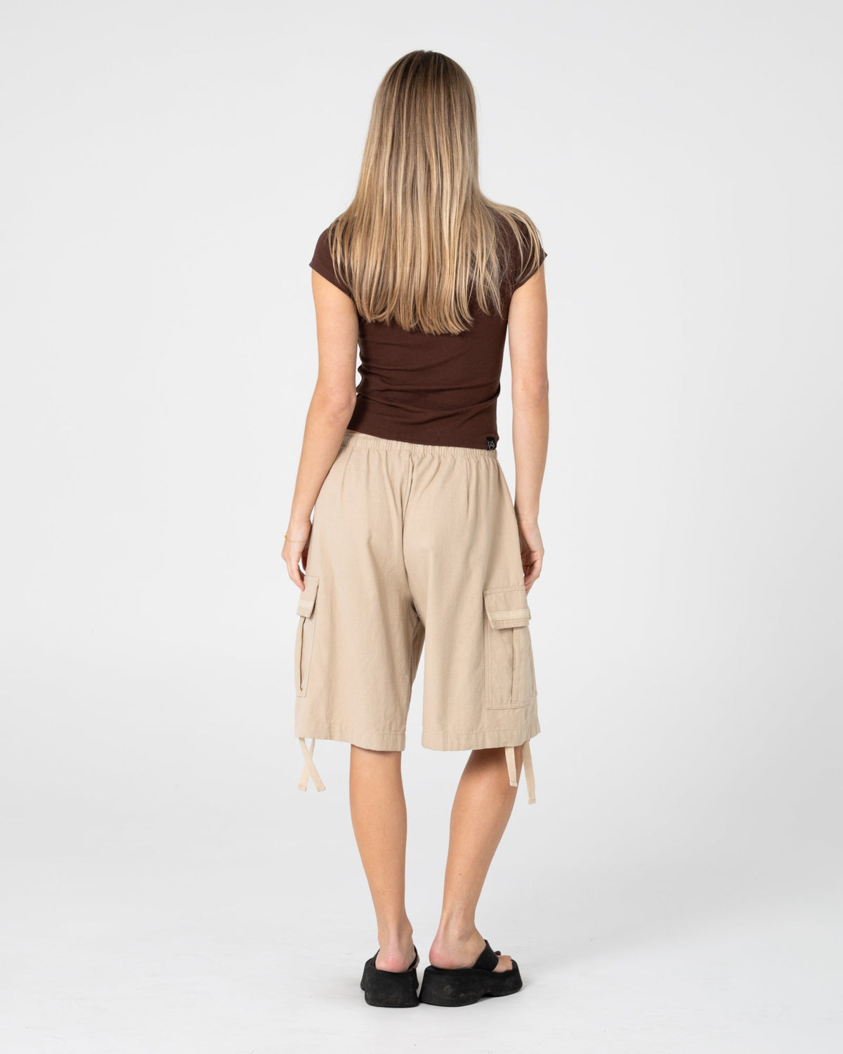 Womens River Walk Short Oatmeal - Image 4