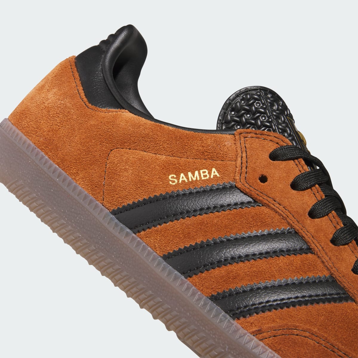 Samba Adv Shoes Dusky Bronze / Core Black / Gum - Image 10