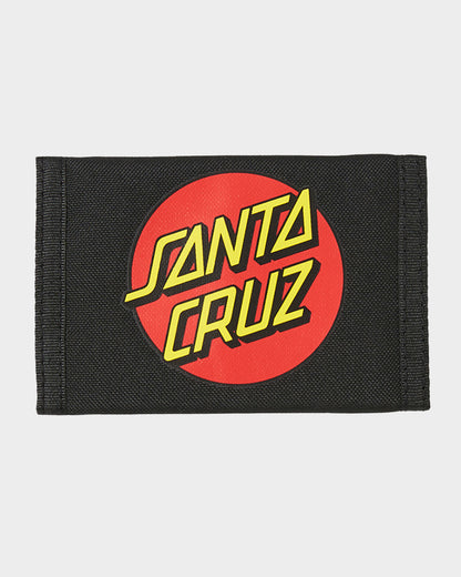 Classic Dot Strip Boys Wallet Black