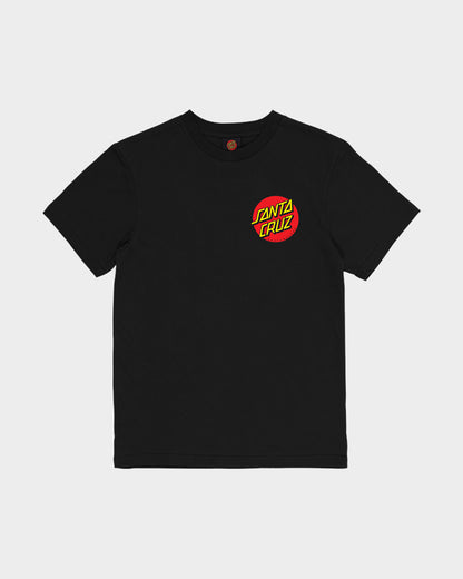 Classic Dot Chest Boys T-Shirt Purple
