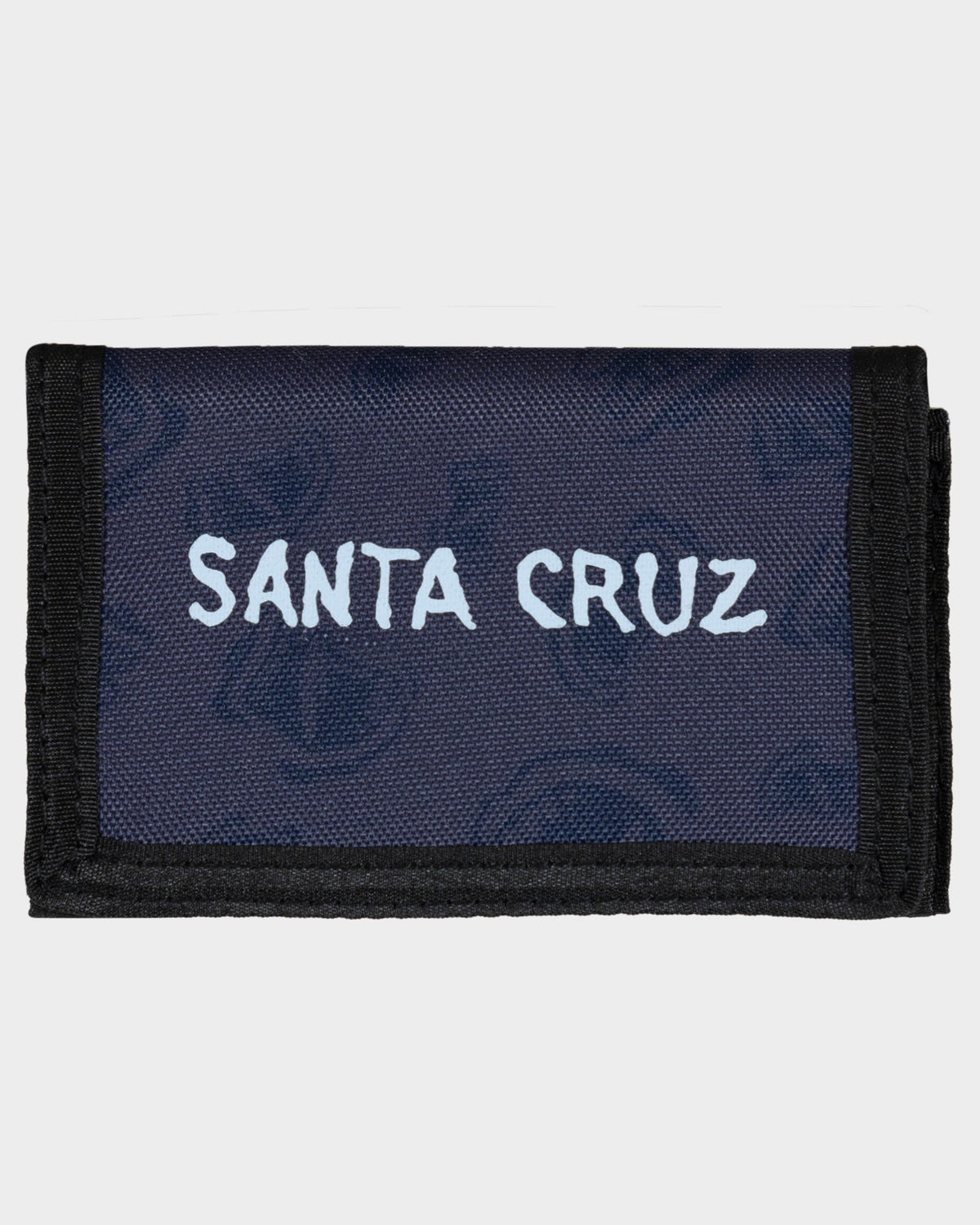 Mens Screaming Mouth Velcro Wallet Dark Blue - Image 1