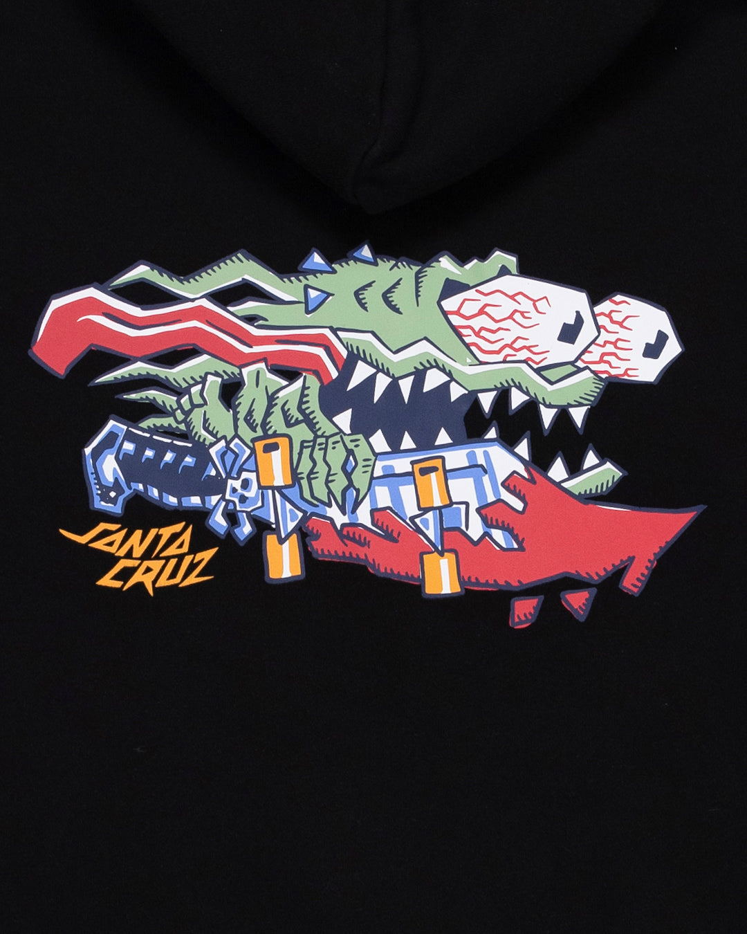 Kids Meek Scratched Slasher Hoodie Black - Image 7