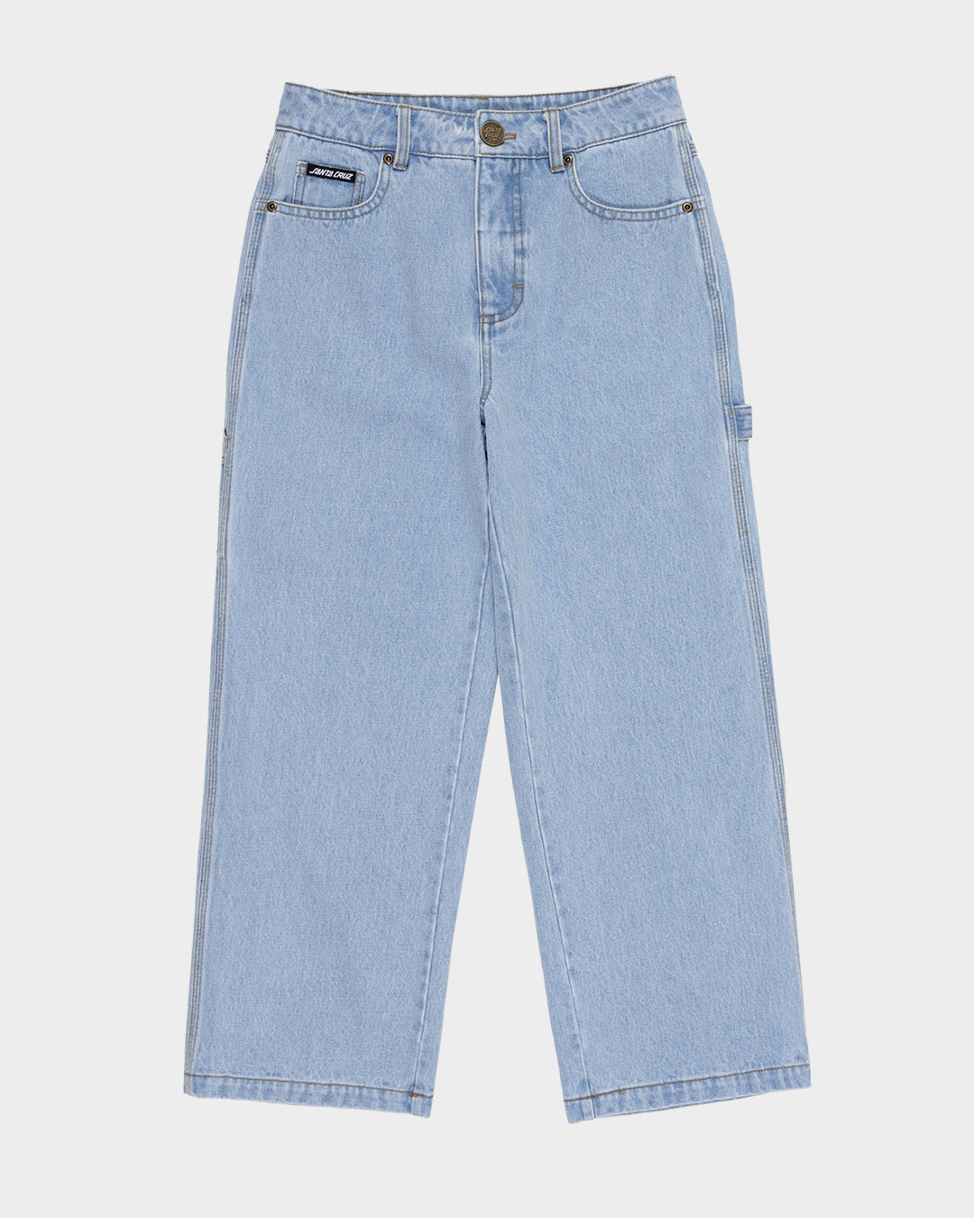 Kids Classic Dot Carpenter Casual Pant Light Washed Indigo - Image 1