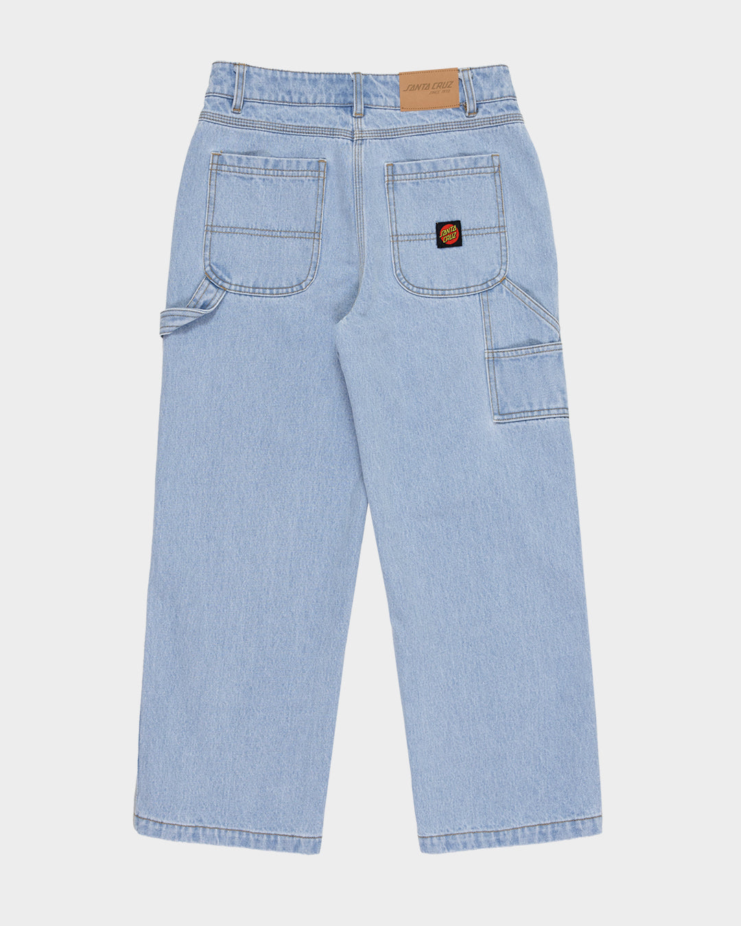 Kids Classic Dot Carpenter Casual Pant Light Washed Indigo - Image 2