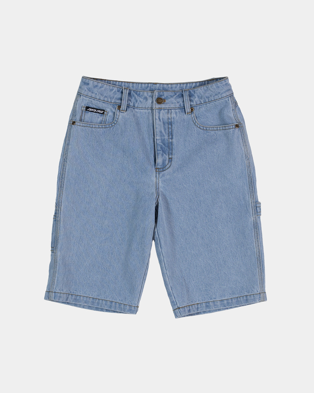 Kids Classic Dot Carpenter Walk Shorts Light Washed Indigo - Image 5