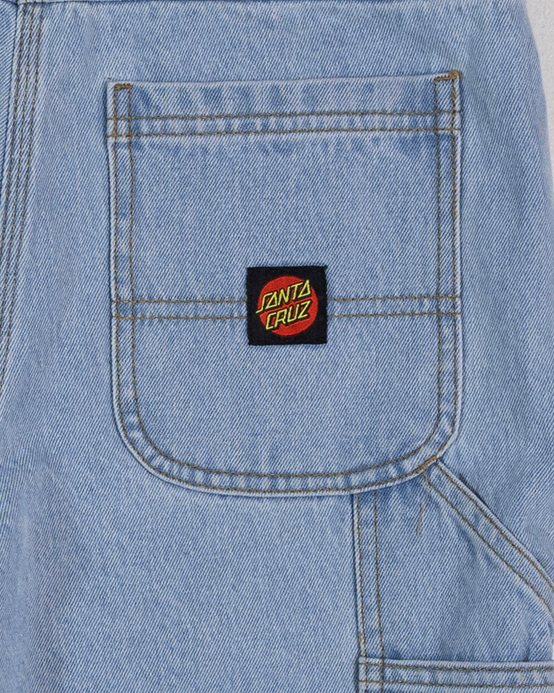 Kids Classic Dot Carpenter Walk Shorts Light Washed Indigo - Image 7