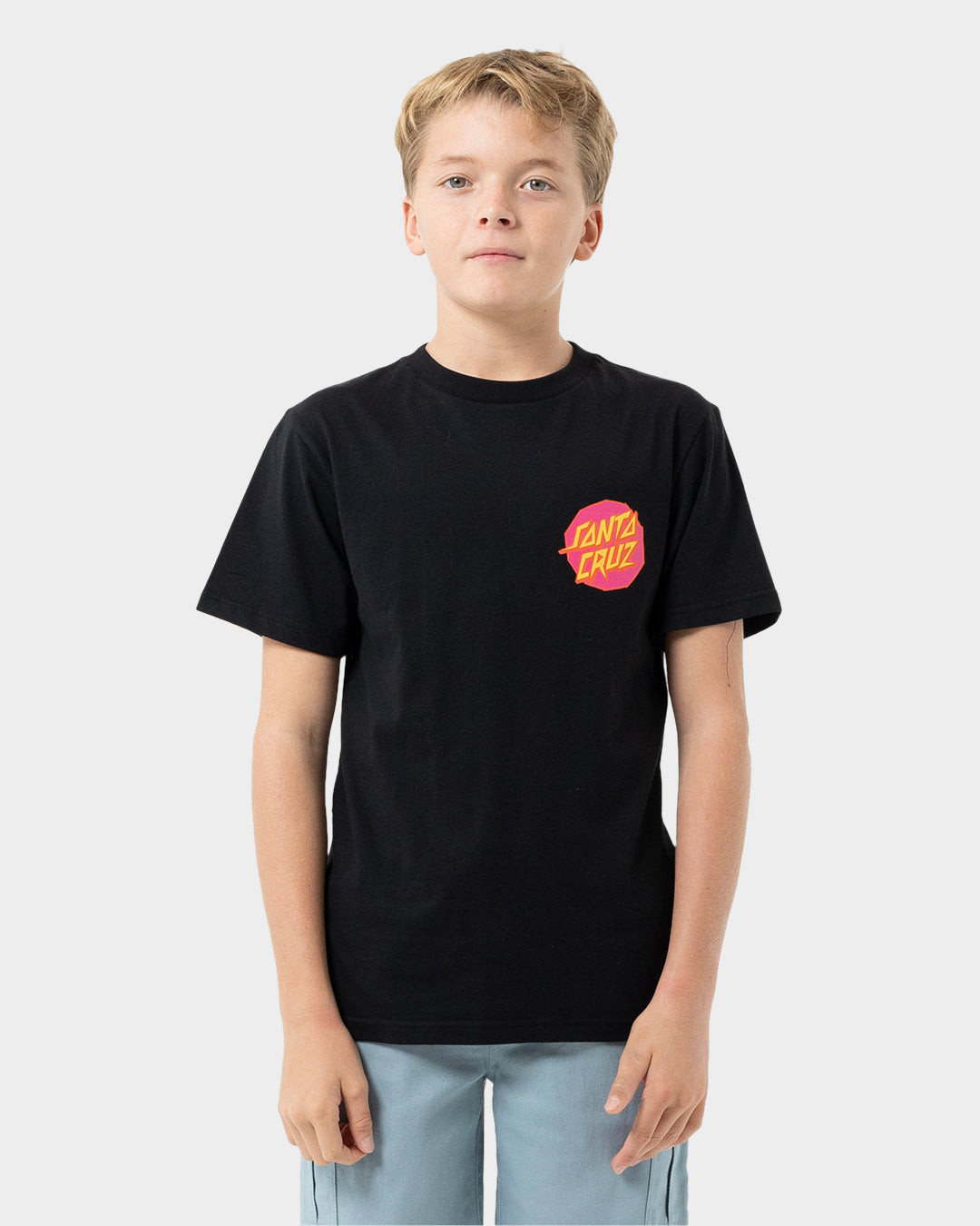 Kids Meek Scratched Slasher T Shirt Black - Image 6