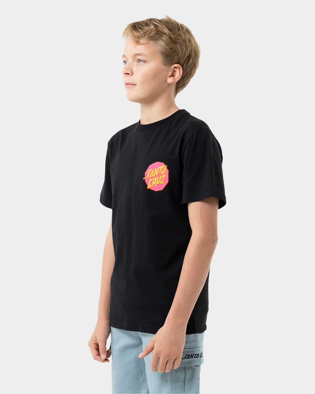 Kids Meek Scratched Slasher T Shirt Black - Image 8