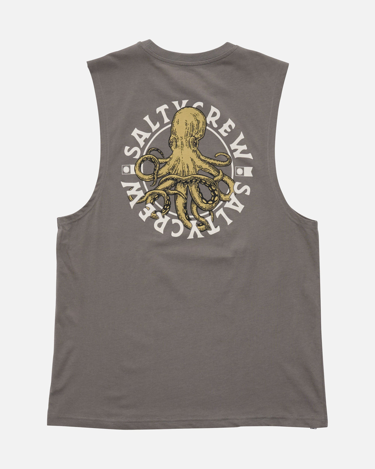 Mens Tentacles Muscle Tee Charcoal - Image 1