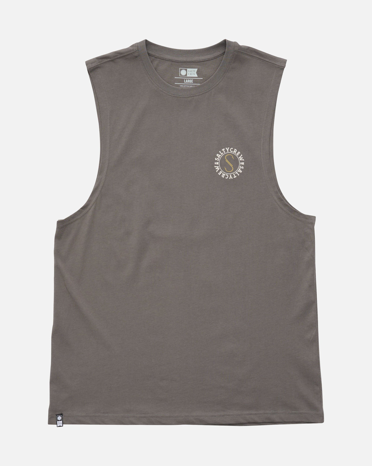 Mens Tentacles Muscle Tee Charcoal - Image 2